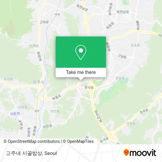 고주내 시골밥상 map