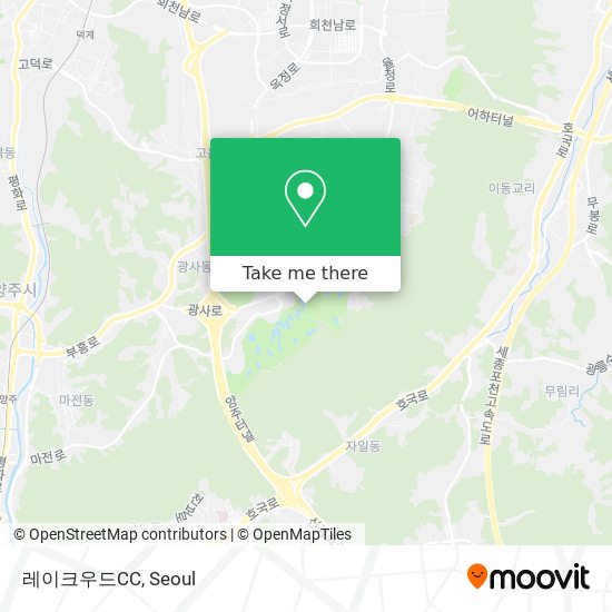 레이크우드CC map