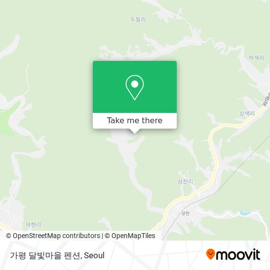 가평 달빛마을 펜션 map