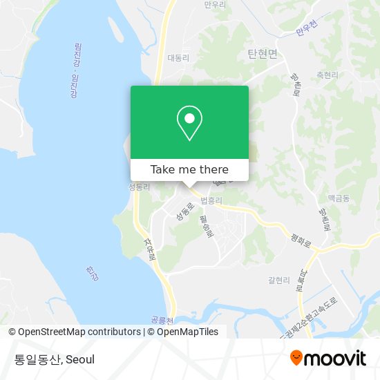 통일동산 map