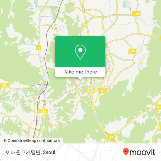 이태원고기밀면 map