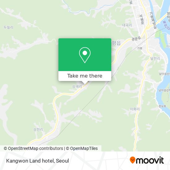 Kangwon Land hotel map