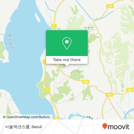 서울액션스쿨 map