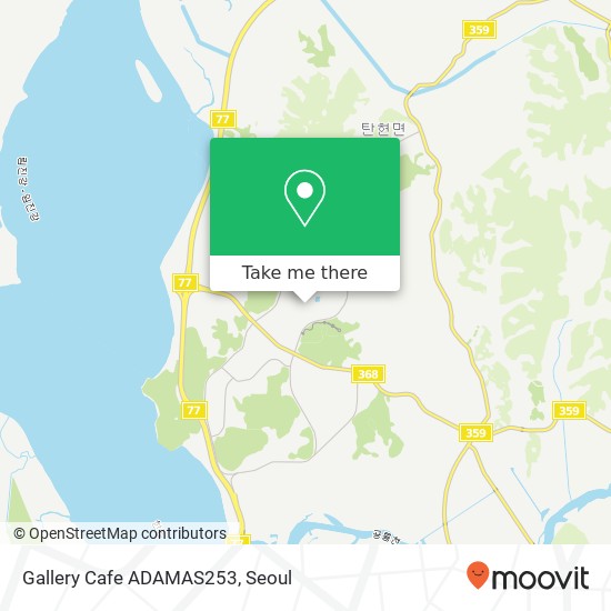 Gallery Cafe ADAMAS253 map
