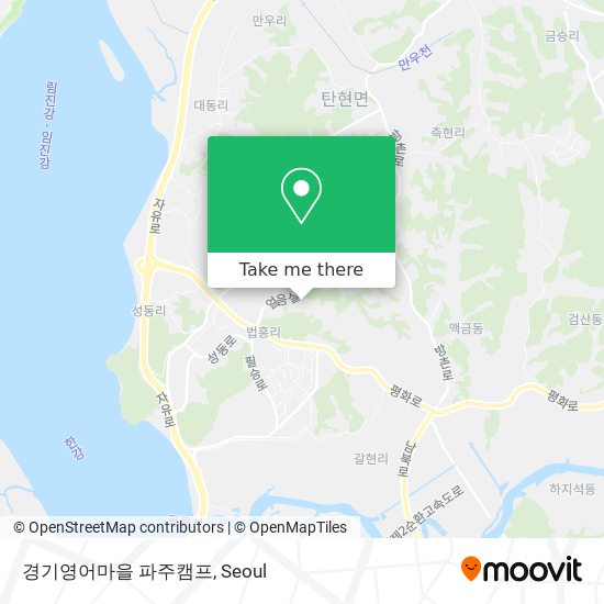 경기영어마을 파주캠프 map