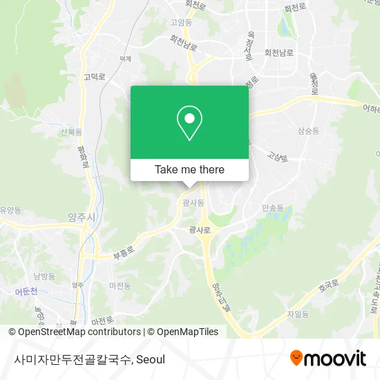 사미자만두전골칼국수 map