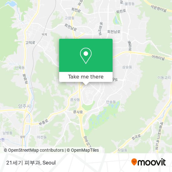 21세기 피부과 map
