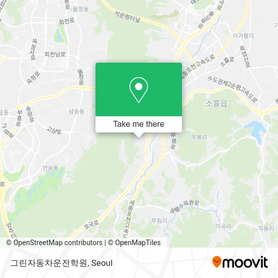 그린자동차운전학원 map