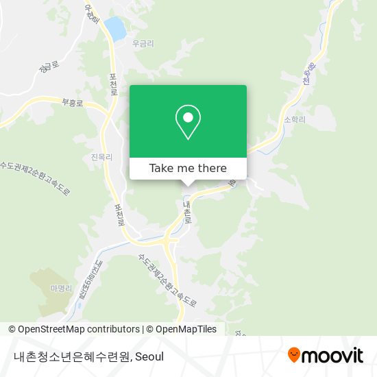 내촌청소년은혜수련원 map