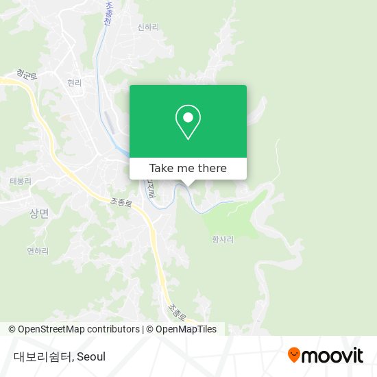 대보리쉼터 map