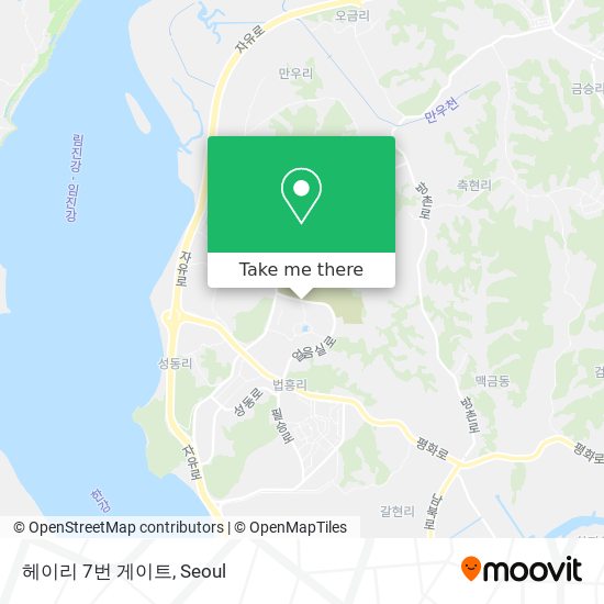 헤이리 7번 게이트 map