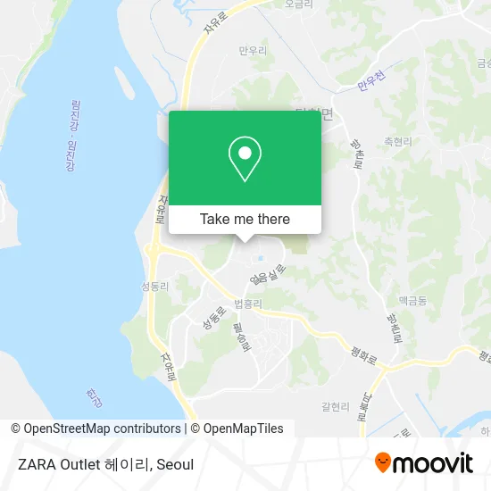 ZARA Outlet 헤이리 map