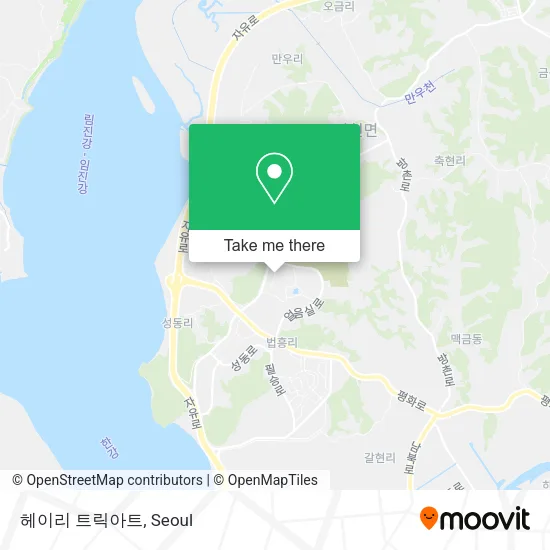 헤이리 트릭아트 map