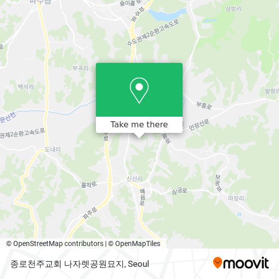 종로천주교회 나자렛공원묘지 map