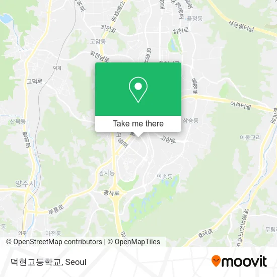 덕현고등학교 map