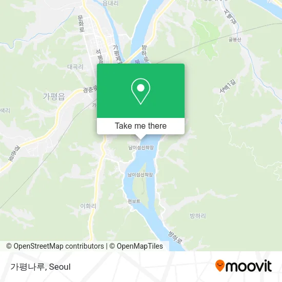 가평나루 map
