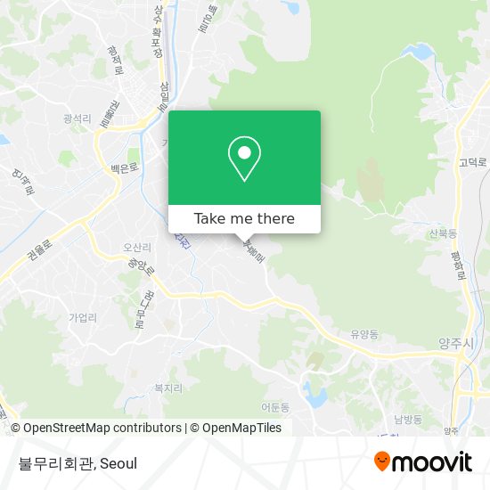 불무리회관 map