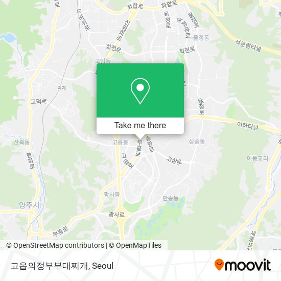 고읍의정부부대찌개 map