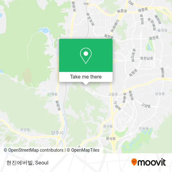 현진에버빌 map