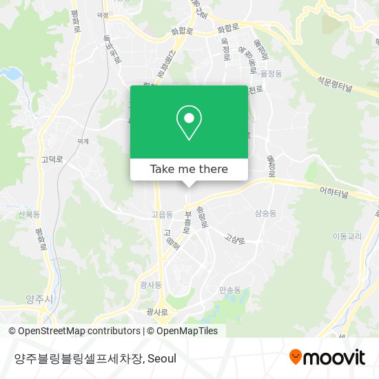 양주블링블링셀프세차장 map