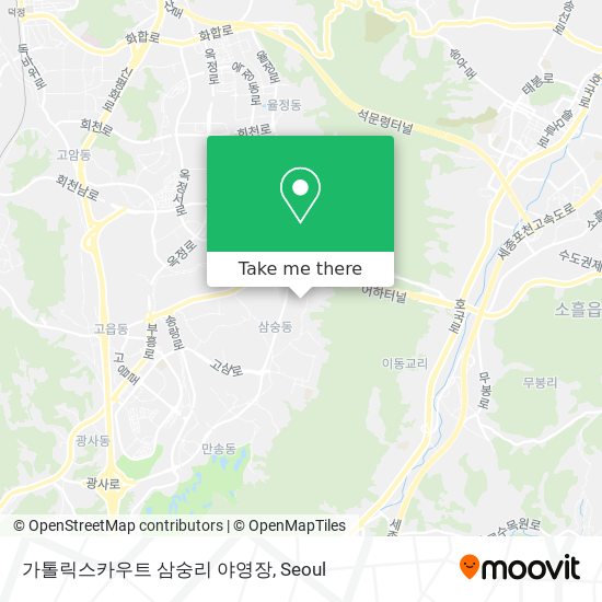 가톨릭스카우트 삼숭리 야영장 map