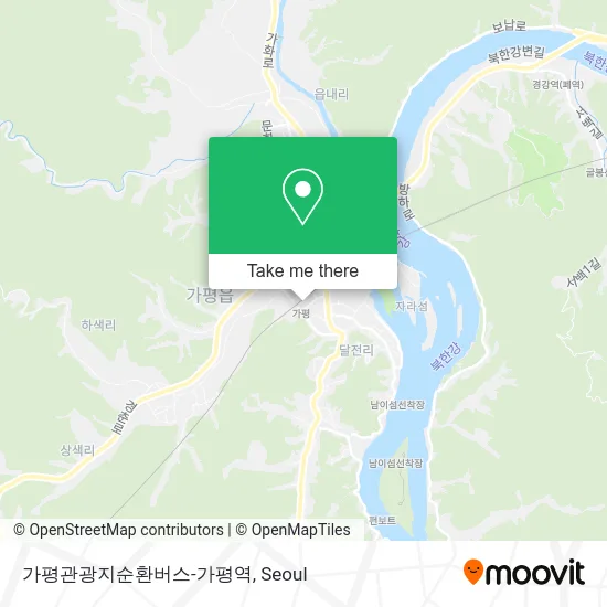 가평관광지순환버스-가평역 map