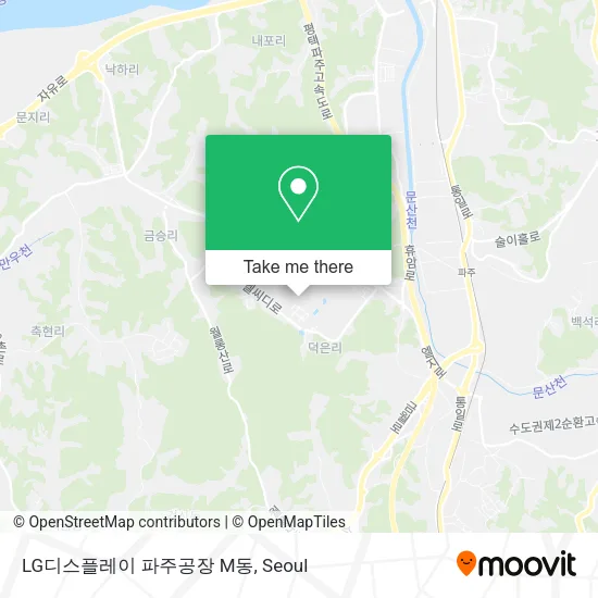 LG디스플레이 파주공장 M동 map