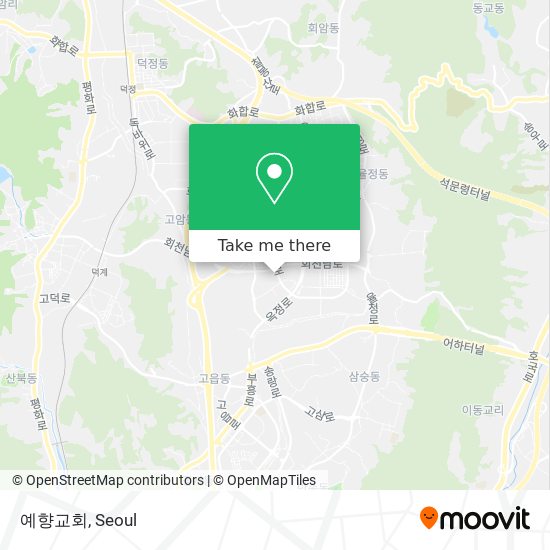 예향교회 map