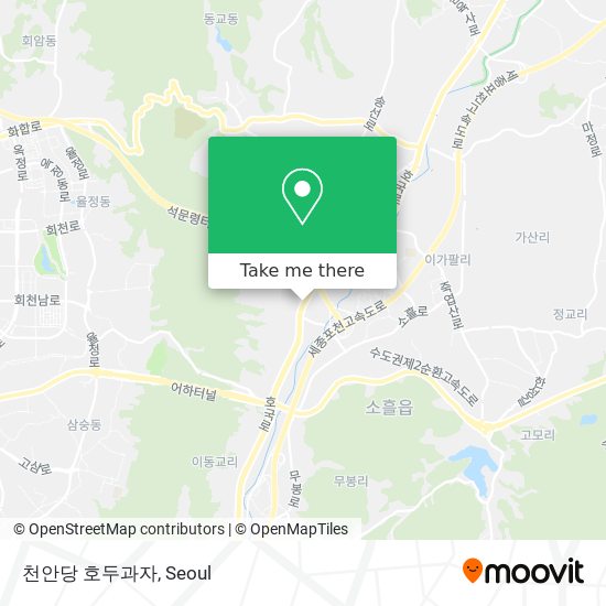 천안당 호두과자 map