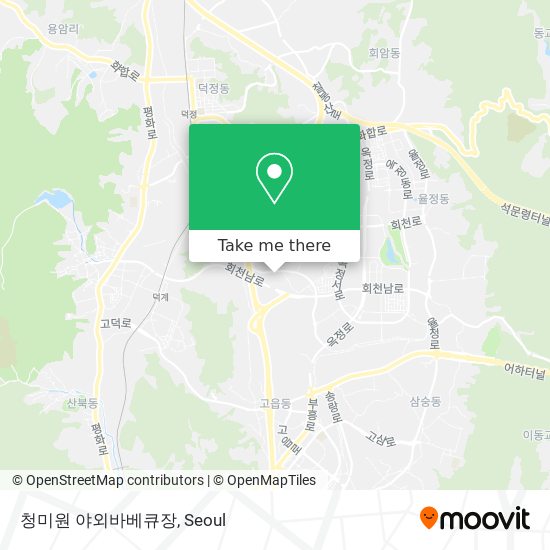 청미원 야외바베큐장 map