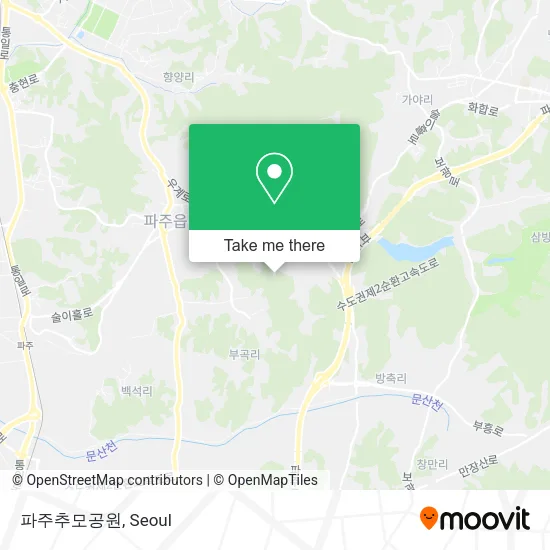 파주추모공원 map