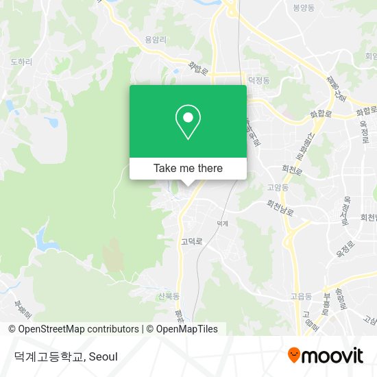 덕계고등학교 map