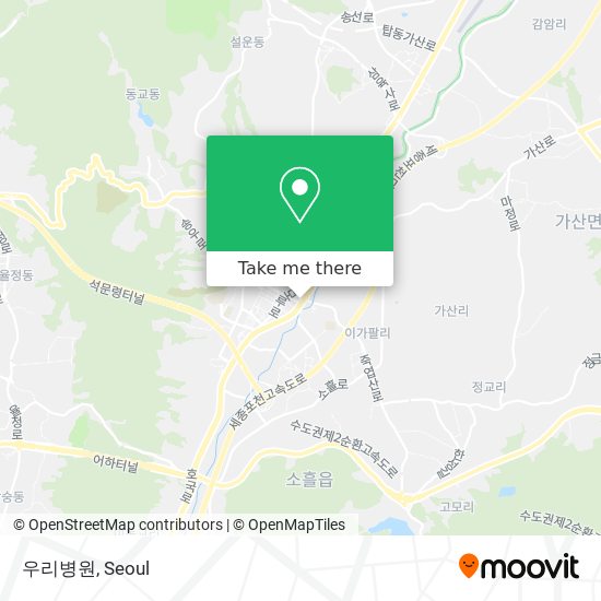 우리병원 map