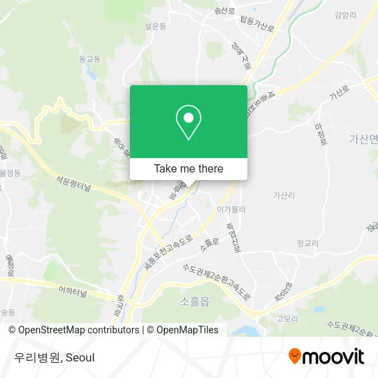 우리병원 map