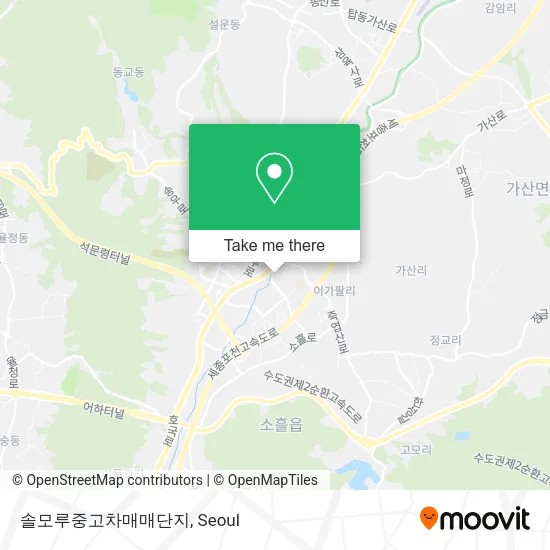 솔모루중고차매매단지 map