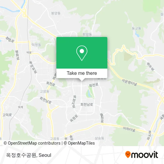 옥정호수공원 map