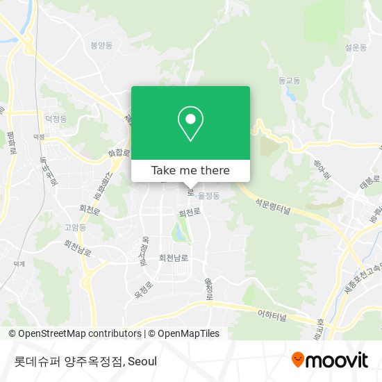 롯데슈퍼 양주옥정점 map