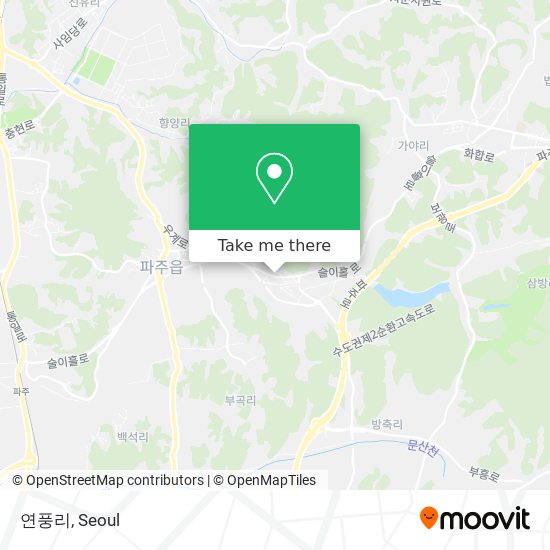 연풍리 map