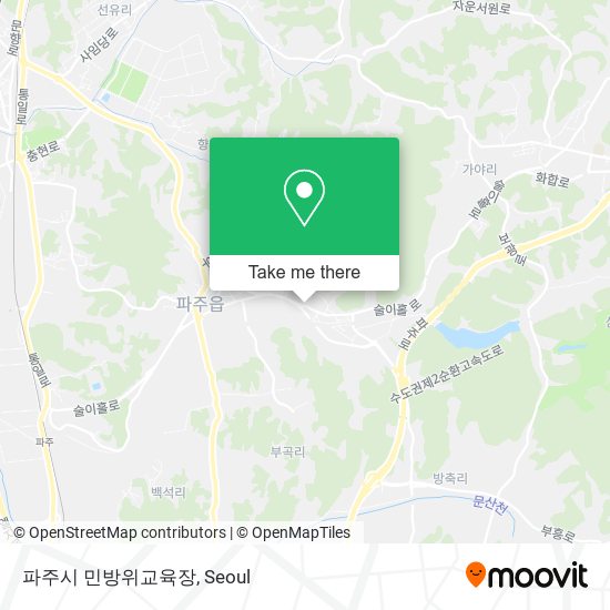 파주시 민방위교육장 map