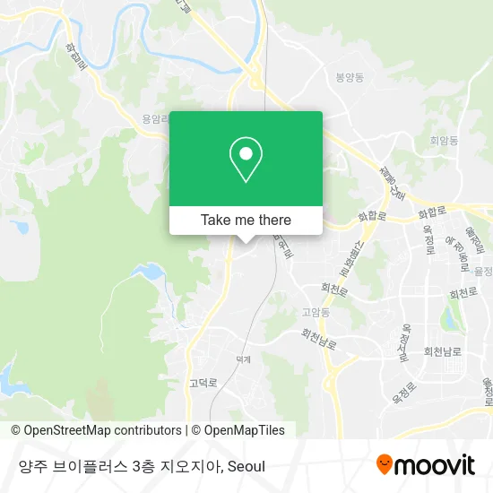 양주 브이플러스 3층 지오지아 map