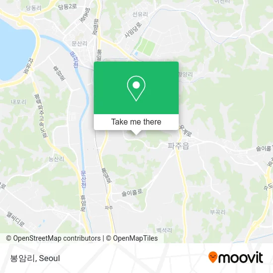 봉암리 map