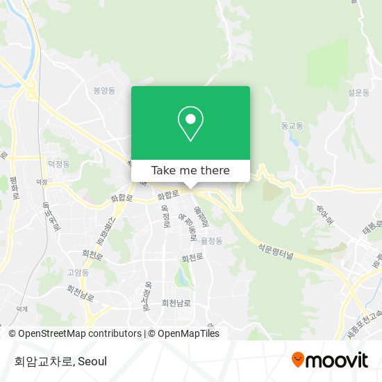 회암교차로 map