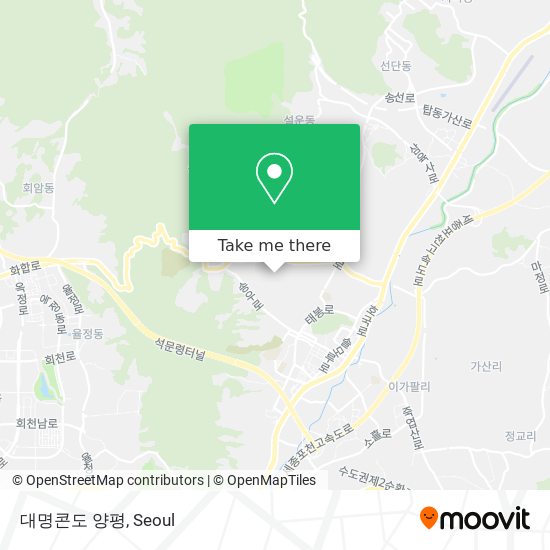 대명콘도 양평 map