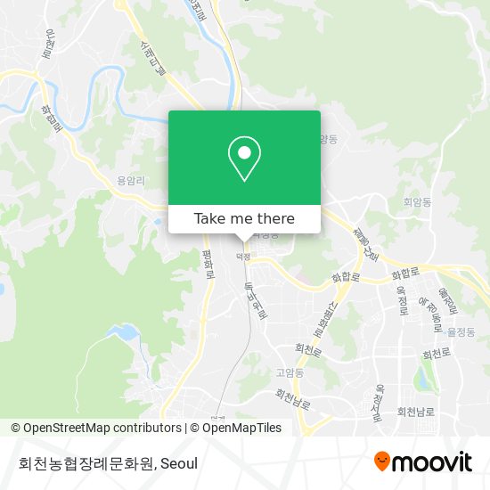 회천농협장례문화원 map