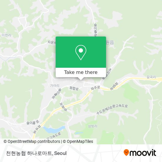 천현농협 하나로마트 map