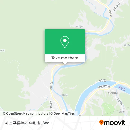 계성푸른누리수련원 map