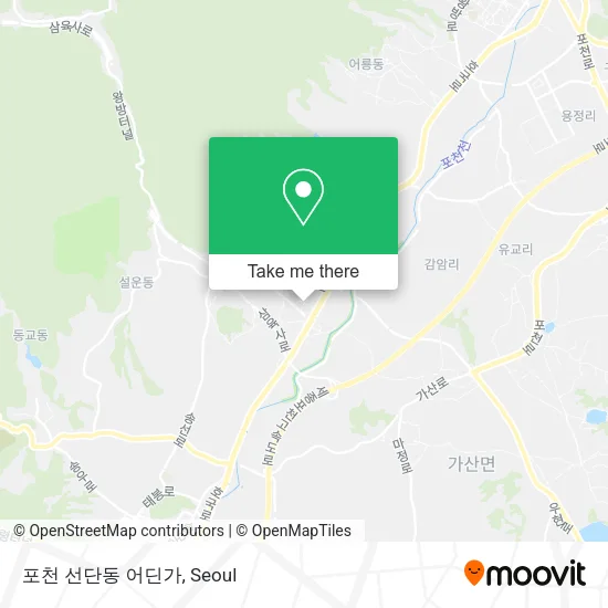 포천 선단동 어딘가 map