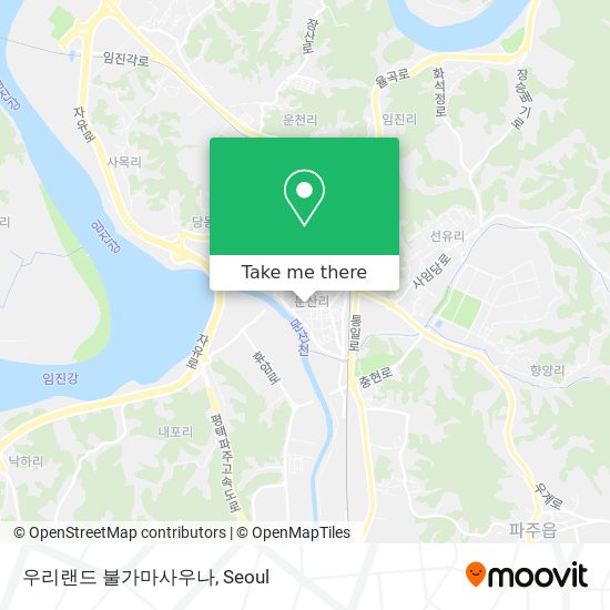 우리랜드 불가마사우나 map