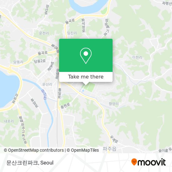 문산크린파크 map