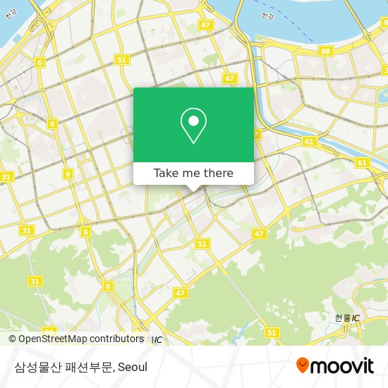 삼성물산 패션부문 map